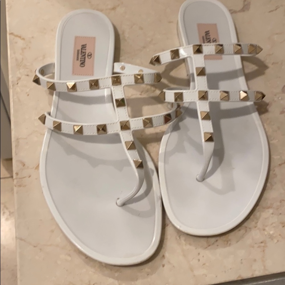 Valentino rockstud jelly sandal
